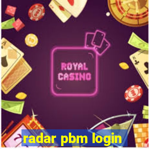 radar pbm login